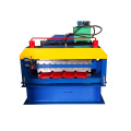 Hot sale metal tile double layer steel deck roof trapezoidal tile roll forming machine